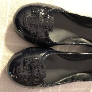 Tory Burch Navy ballet flats new no box size 5.5